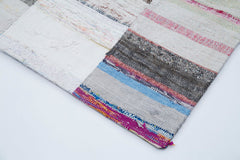 Kirk Yama Grey Patchwork Cotton Wool Handmade Area Rug 8'2'' x 9'9''
