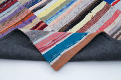 Kirk Yama Grey Patchwork Cotton Wool Handmade Area Rug 8'2'' x 10'1''