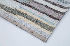 Kirk Yama Grey Patchwork Cotton Wool Handmade Area Rug 8'1'' x 9'9''