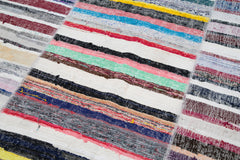 Kirk Yama Grey Patchwork Cotton Wool Handmade Area Rug 8'1'' x 9'9''