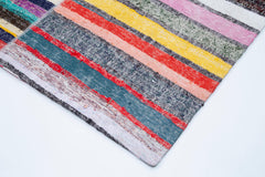 Handmade Area Rug – Kirk Yama Grey Patchwork Cotton Wool Carpet 8'x11'6''
