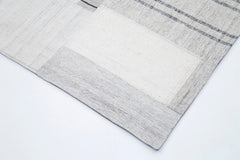 Handmade Area Rug – Beige Patchwork Cotton Wool 6x10 Foot Durable Carpet