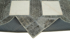 Handmade Area Rug – Kirk Yama Grey Patchwork Cotton Wool Carpet 8'3''x11'7''