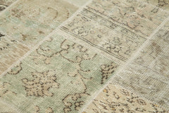 Kirk Yama Beige Patchwork Cotton Wool Handmade Area Rug 5'8'' x 8'0''