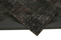 Kirk Yama Brown Patchwork Cotton Wool Handmade Area Rug 5'7'' x 7'9''