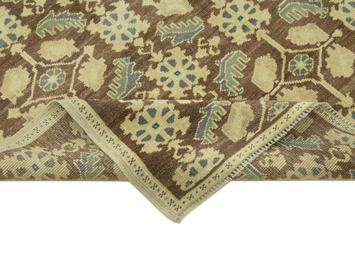 Taspinar Beige Classic Wool Handmade Area Rug 5'2'' x 8'2''