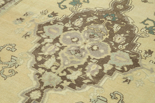 Taspinar Beige Classic Wool Handmade Area Rug 5'1'' x 8'9''