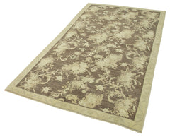 Taspinar Beige Classic Wool Handmade Area Rug 4'4'' x 8'0''