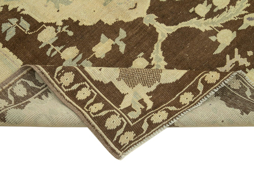 Taspinar Beige Classic Wool Handmade Area Rug 4'10'' x 7'6''