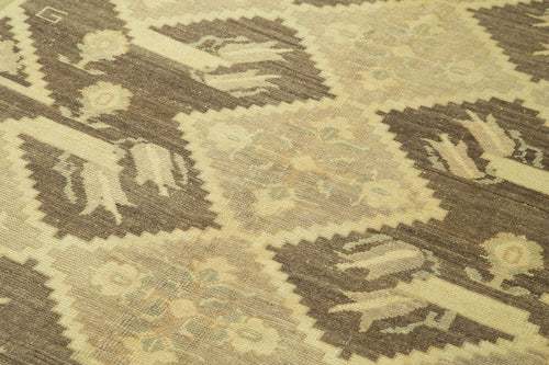 Taspinar Beige Classic Wool Handmade Area Rug 4'10'' x 7'5''