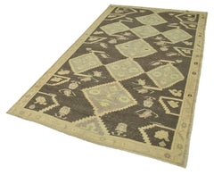 Taspinar Beige Classic Wool Handmade Area Rug 5'1'' x 9'4''
