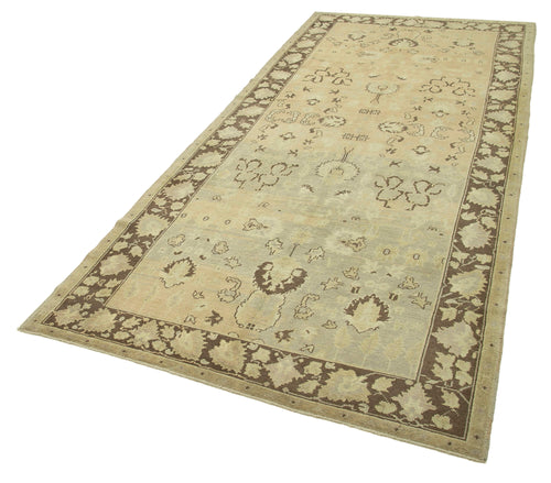 Taspinar Beige Classic Wool Handmade Area Rug 4'7'' x 10'9''