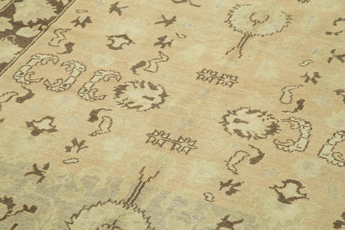 Taspinar Beige Classic Wool Handmade Area Rug 4'7'' x 10'9''