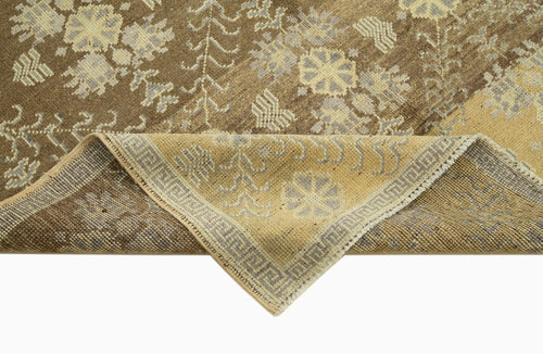 Taspinar Beige Classic Wool Handmade Area Rug 4'11'' x 8'3''