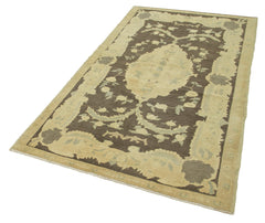 Taspinar Beige Classic Wool Handmade Area Rug 4'4'' x 7'8''