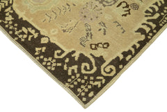 Taspinar Beige Classic Wool Handmade Area Rug 4'11'' x 8'9''
