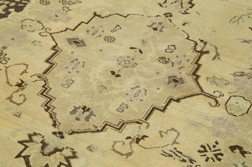 Taspinar Beige Classic Wool Handmade Area Rug 4'11'' x 8'9''