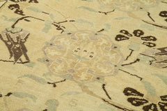 Taspinar Beige Classic Wool Handmade Area Rug 5'1'' x 9'3''