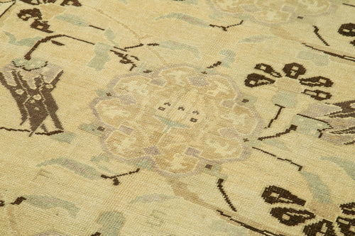 Taspinar Beige Classic Wool Handmade Area Rug 5'1'' x 9'3''