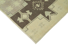 Taspinar Beige Classic Wool Handmade Area Rug 4'10'' x 9'0''