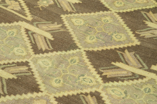 Taspinar Beige Classic Wool Handmade Area Rug 4'11'' x 8'4''