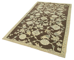 Taspinar Beige Classic Wool Handmade Area Rug 4'11'' x 8'8''