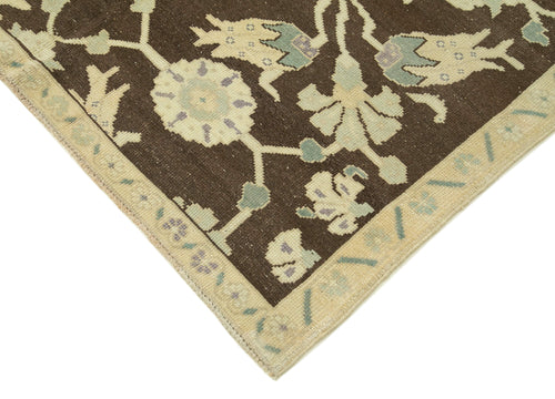 Taspinar Beige Classic Wool Handmade Area Rug 4'11'' x 8'8''