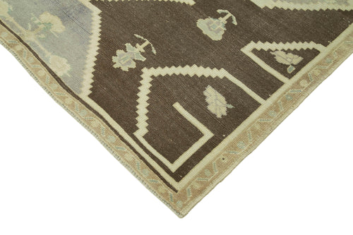 Taspinar Beige Classic Wool Handmade Area Rug 4'10'' x 7'4''