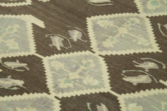 Taspinar Beige Classic Wool Handmade Area Rug 4'10'' x 7'4''