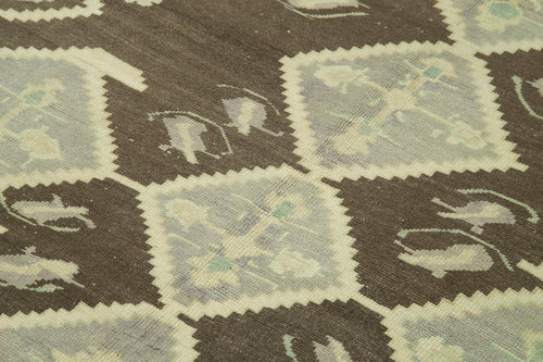 Taspinar Beige Classic Wool Handmade Area Rug 4'10'' x 7'4''