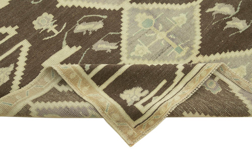 Taspinar Beige Classic Wool Handmade Area Rug 4'10'' x 7'4''