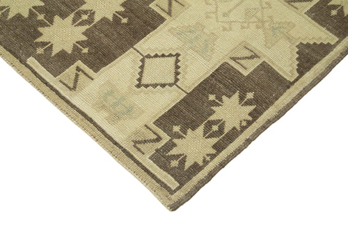 Taspinar Beige Classic Wool Handmade Area Rug 4'6'' x 7'4''