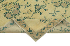 Taspinar Beige Classic Wool Handmade Area Rug 5'1'' x 8'4''