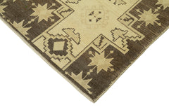 Taspinar Beige Classic Wool Handmade Area Rug 4'5'' x 7'9''