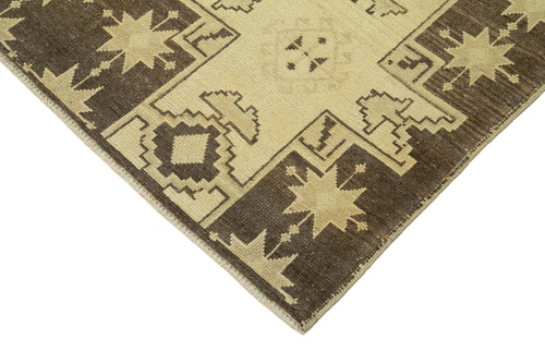 Taspinar Beige Classic Wool Handmade Area Rug 4'5'' x 7'9''