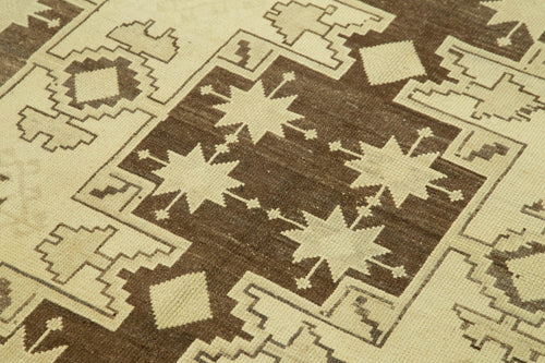 Taspinar Beige Classic Wool Handmade Area Rug 4'5'' x 7'9''