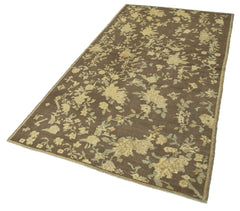 Taspinar Beige Classic Wool Handmade Area Rug 4'1'' x 8'0''