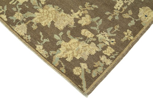 Taspinar Beige Classic Wool Handmade Area Rug 4'1'' x 8'0''
