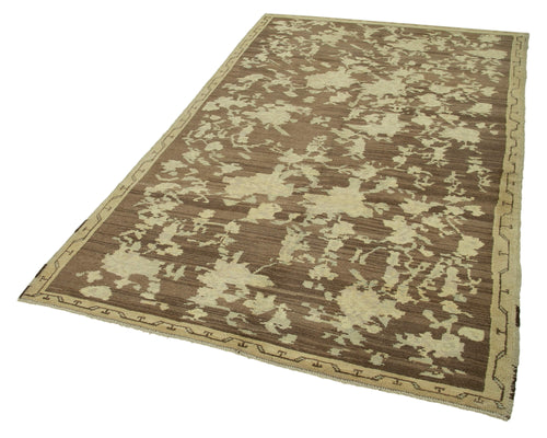 Taspinar Beige Classic Wool Handmade Area Rug 4'6'' x 7'8''