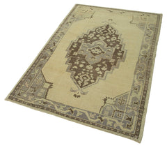Taspinar Beige Classic Wool Handmade Area Rug 3'4'' x 5'4''