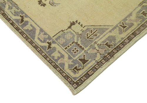 Taspinar Beige Classic Wool Handmade Area Rug 3'4'' x 5'4''
