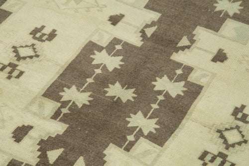 Taspinar Beige Classic Wool Handmade Area Rug 4'2'' x 7'5''