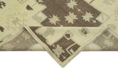 Taspinar Beige Classic Wool Handmade Area Rug 4'2'' x 7'5''