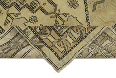 Taspinar Beige Classic Wool Handmade Area Rug 3'9'' x 7'3''