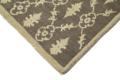 Taspinar Beige Classic Wool Handmade Area Rug 3'8'' x 7'0''