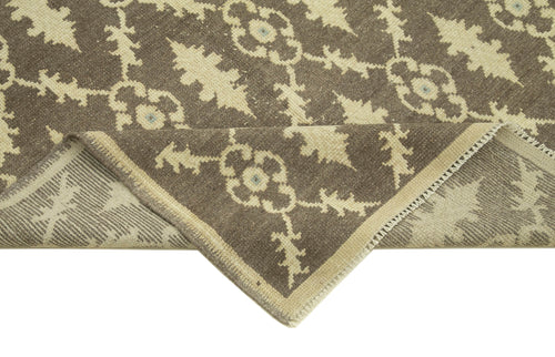 Taspinar Beige Classic Wool Handmade Area Rug 3'8'' x 7'0''