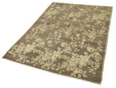 Taspinar Beige Classic Wool Handmade Area Rug 4'4'' x 6'5''