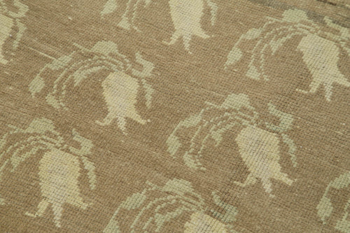 Taspinar Beige Classic Wool Handmade Area Rug 4'2'' x 6'11''