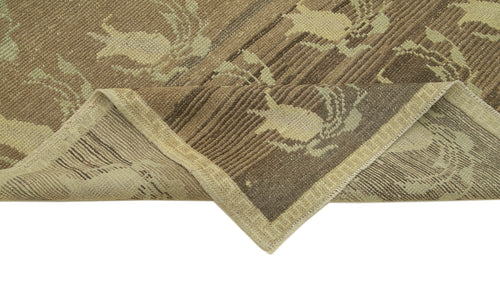 Taspinar Beige Classic Wool Handmade Area Rug 4'2'' x 6'11''