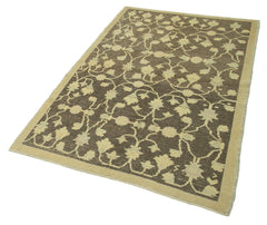Taspinar Beige Classic Wool Handmade Area Rug 3'11'' x 6'4''